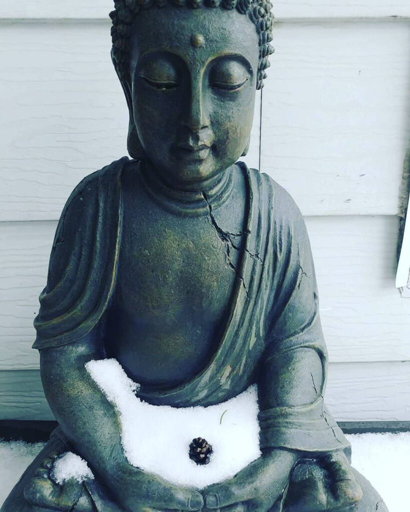 Bouddha, enneigé, cocotte, Vivre à coup de coeur
